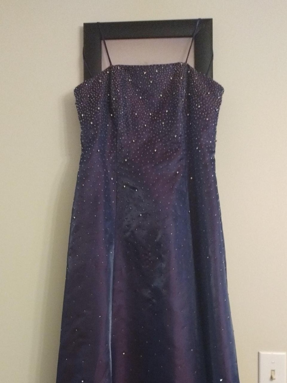 Night Way Collections Purple Dress with Satin Lining